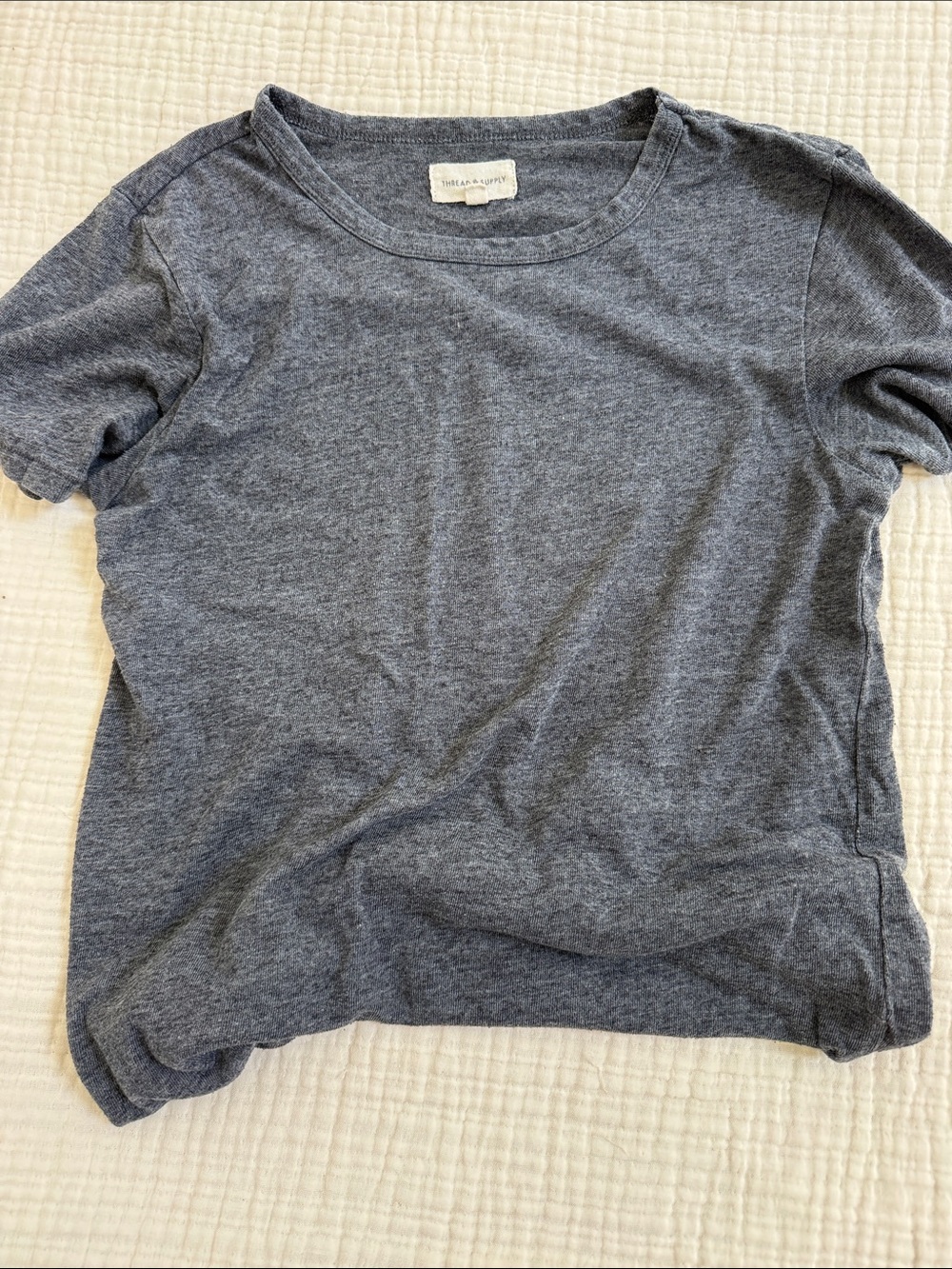 Lightweight linen heathered women’s Short Sleeve Tee shirt